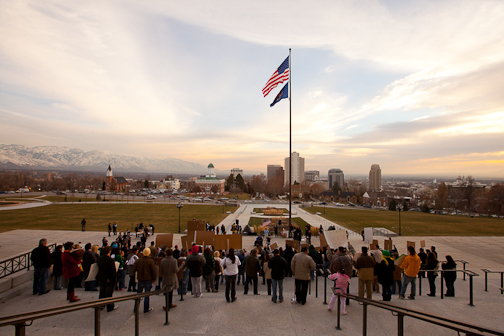  : Protesting Salt Lake City : Sallie Dean Shatz