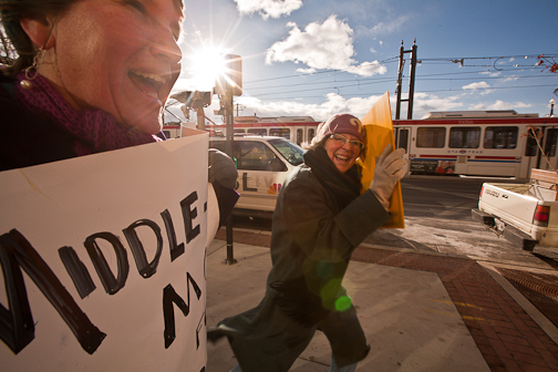  : Protesting Salt Lake City : Sallie Dean Shatz