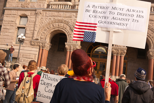  : Protesting Salt Lake City : Sallie Dean Shatz